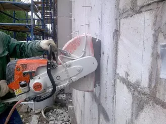 Алмазная резка бетона в СПб